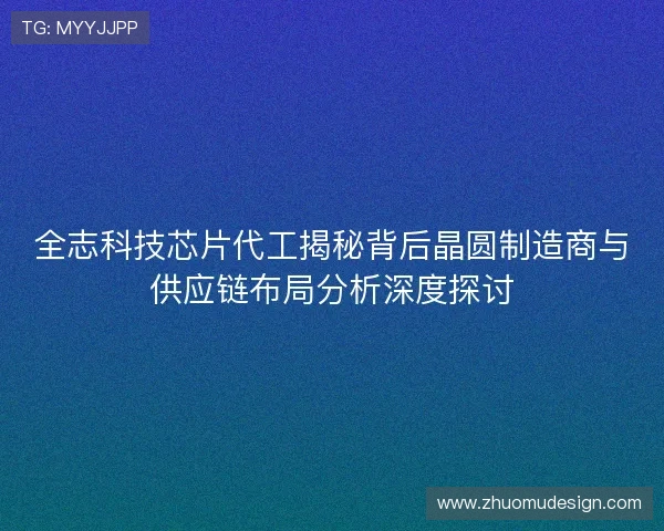 全志科技芯片代工揭秘背后晶圆制造商与供应链布局分析深度探讨